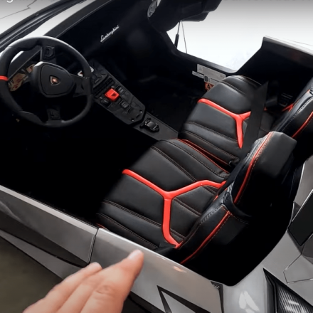 Электромобиль Lamborghini Aventador 24V A8803 серый оптом, фото 2