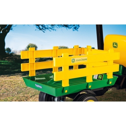 Детский электромобиль Peg Perego John Deere Ground Loader c прицепом оптом, фото 3