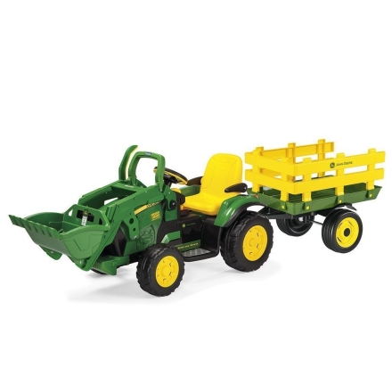 Детский электромобиль Peg Perego John Deere Ground Loader c прицепом оптом, фото 2
