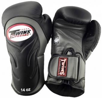 Перчатки боксерские Twins BGVL-6 Black/Grey оптом, фото 1