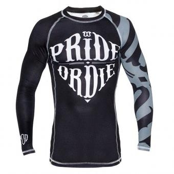 Рашгард PrideorDie Reckless Black White Edition оптом, фото 1