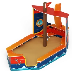 Песочница большая Катерок (Морской стиль) - ИО 5.03.02-02, фото 1 Песочница большая Катерок (Морской стиль) - ИО 5.03.02-02, фото 1