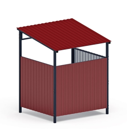 Навес контейнерной площадки для мусора (1 секция) МФ 55.02.03.1-04 оптом, фото 3