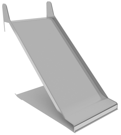 Горка из нержавеющей стали ГГН-1500.2000.006 для детской площадки оптом, фото 1