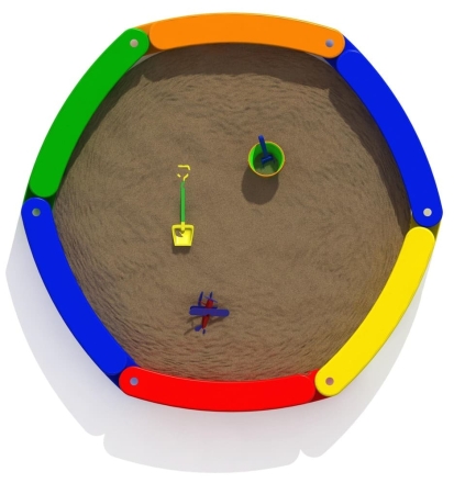 Песочница Остров мини для детской площадки оптом, фото 2