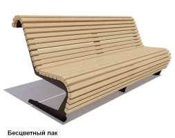 Скамейка уличная Стрит, Сосна 1,8 м, фото 1