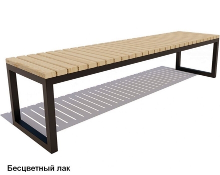 Скамейка уличная Нео, Лиственница 1,2 м оптом, фото 2