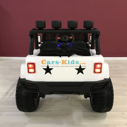Электромобиль Jeep Wrangler 4WD WXE1688 белый оптом, фото 6