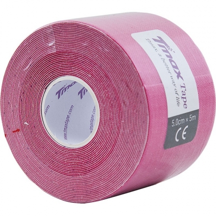 Тейп кинезиологический Tmax Extra Sticky Pink (5 см x 5 м), арт. 423136, розовый оптом, фото 1