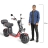 Электроскутер CityCoco WS-PRO 2WD (4000W) 20Ah (красный) оптом
