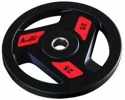 Aerofit AFPLC 25 кг олимпийские обрезиненные диски, фото 1