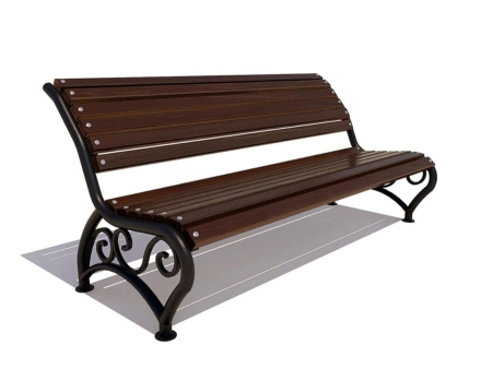 Скамейка садовая Брянск лиственница 1,8 м оптом, фото 1