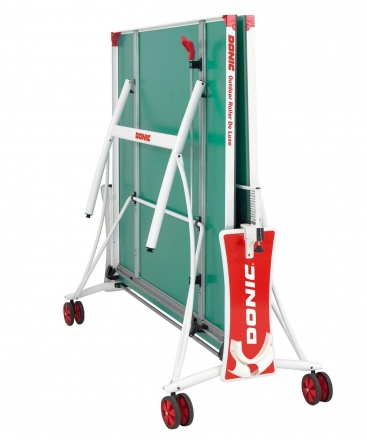 Всепогодный Теннисный стол Donic Outdoor Roller De Luxe зеленый оптом, фото 3