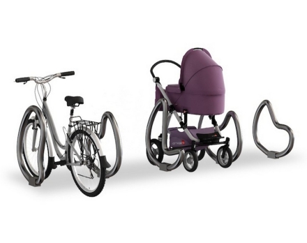 Парковка для колясок и велосипедов Капли оптом, фото 1