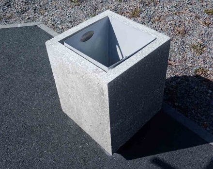 Урна железобетонная со вставкой Льдина оптом, фото 1