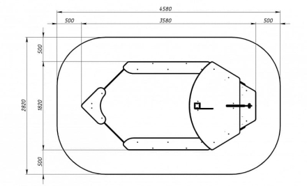 Песочница большая Катерок - ИО 5.03.02-03 оптом, фото 6