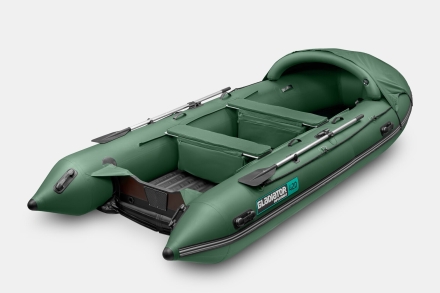 Gladiator E 420 PRO AIR Зеленый моторная лодка ПВХ НДНД оптом, фото 2
