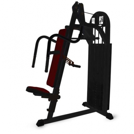 Жим под углом вверх Barbell МВ 3.15 (грузоблок) чёрный оптом, фото 1