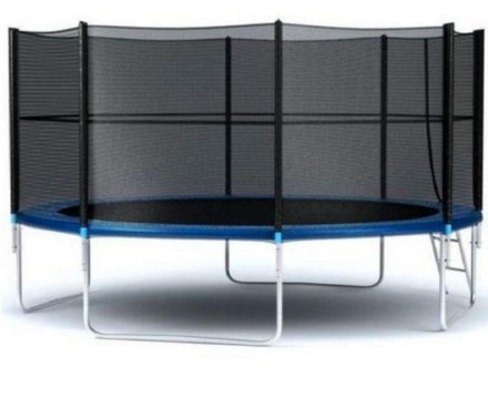 Батут с внешней сеткой и лестницей, HEGEN External 14ft (427 см) оптом, фото 1