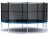 Батут с внешней сеткой и лестницей, HEGEN External 14ft (427 см) оптом