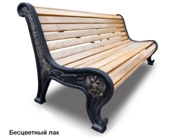 Скамейка чугунная Патриот, Сосна 0,6 м, фото 1