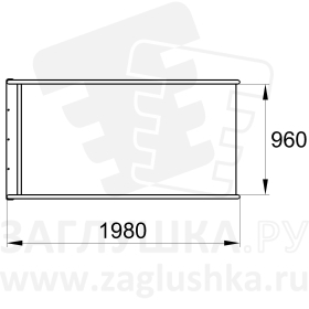 Горка из нержавеющей стали размером 1980х1005 мм оптом, фото 2