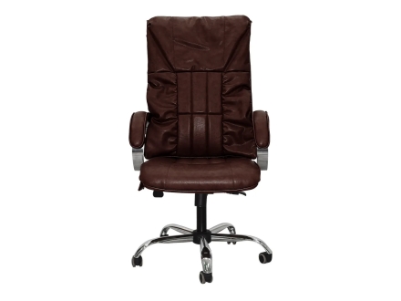 Офисное массажное кресло EGO BOSS EG1001 LKFV Шоколад (Арпатек) оптом, фото 5