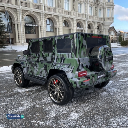 Электромобиль Mercedes-Benz AMG G63 4WD S307 24V камуфляж оптом, фото 5