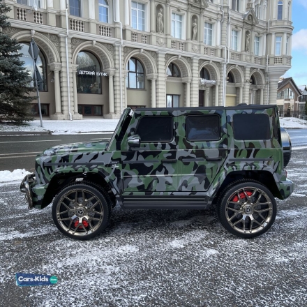 Электромобиль Mercedes-Benz AMG G63 4WD S307 24V камуфляж оптом, фото 4