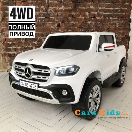 Электромобиль Mercedes-Benz X-Class 4WD XMX606 белый оптом, фото 1