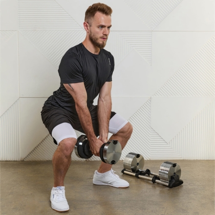 Наборная гантель LIVEPRO Adjustable Dumbbell Chrome оптом, фото 3