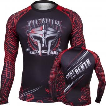Рашгард Venum &quot;Gladiator&quot; Rashguard - Black/Red - Long Sleeves оптом, фото 1