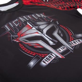 Рашгард Venum &quot;Gladiator&quot; Rashguard - Black/Red - Long Sleeves оптом, фото 2