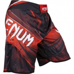 Шорты ММА Venum &quot;Galactic&quot; Fightshorts Black/Red, фото 2