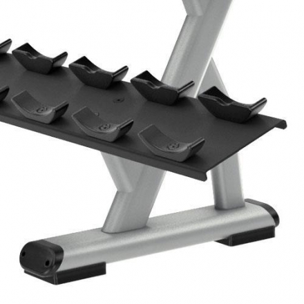 Стойка для гантелей в 3 ряда на 10 пар PRECOR DBR814 оптом, фото 3