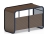 Навес контейнерной площадки для мусора (коричневый) (2 секции) (под анкера) МФ 55.01.02-02 оптом