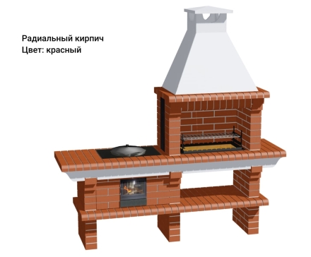 Печь Аристократ 714 Прямоугольный кирпич графитовый серый оптом, фото 10