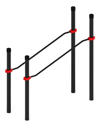 Воркаут ЛОВ 89 красный ВТ 101.03-01 оптом, фото 2