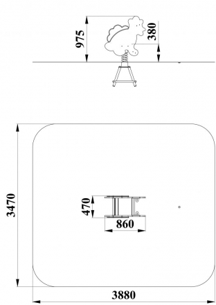 ДИО 4.16 Качалка на пружине оптом, фото 2