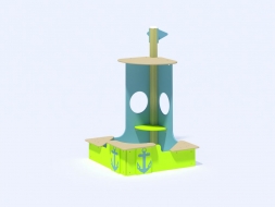 МФ 4.081 Песочница лодочка, фото 1