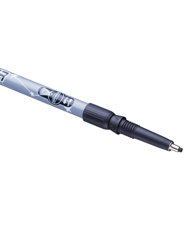 Палки для скандинавской ходьбы Starfall, 77-135 см, 2-секционные, серый/чёрный/белый оптом, фото 3