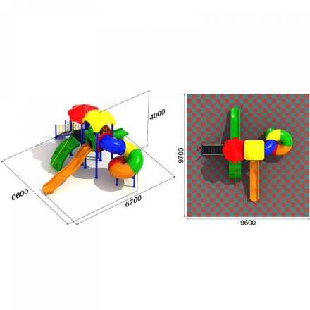 Детская площадка Джунгли 1.3 оптом, фото 3