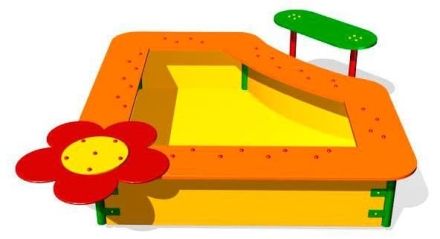 Детская песочница Фиалка ЗНП 022 для игровой площадки оптом, фото 1