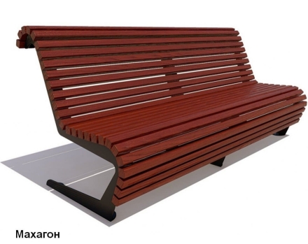 Скамейка уличная Стрит, Сосна 2,5 м оптом, фото 3