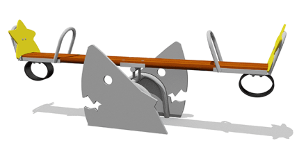 Качалка-балансир ВСТ 2241 Акула для детской площадки оптом, фото 1