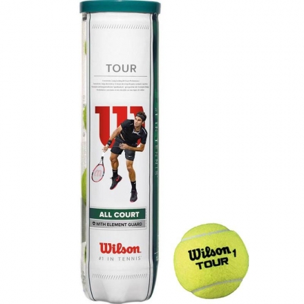 Мяч теннисный WILSON All Court 4B, одобрен ITF, фетр оптом, фото 1
