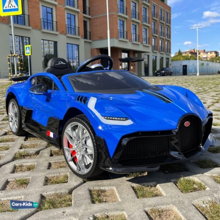 Электромобиль Bugatti Divo 12V — HL338 синий оптом, фото 4