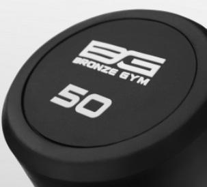 BRONZE GYM BG-PA-BB-S50 Штанга обрезиненная прямая 50 кг оптом, фото 4