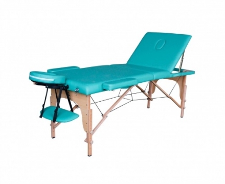 Массажный стол DFC NIRVANA, Relax Pro,  дерев. ножки, цвет зеленый (Green) оптом, фото 1