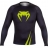 Рашгард Venum Challenger Rashguard - Long Sleeves Black/Neo Yellow оптом